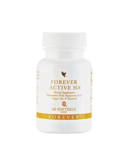Forever - Forever Active HA® - Nahrungsergänzungsmittel mit Hyaluronsäure-Extrakt, Ingwer und Kurkuma-Extrakt - 60 Kapseln