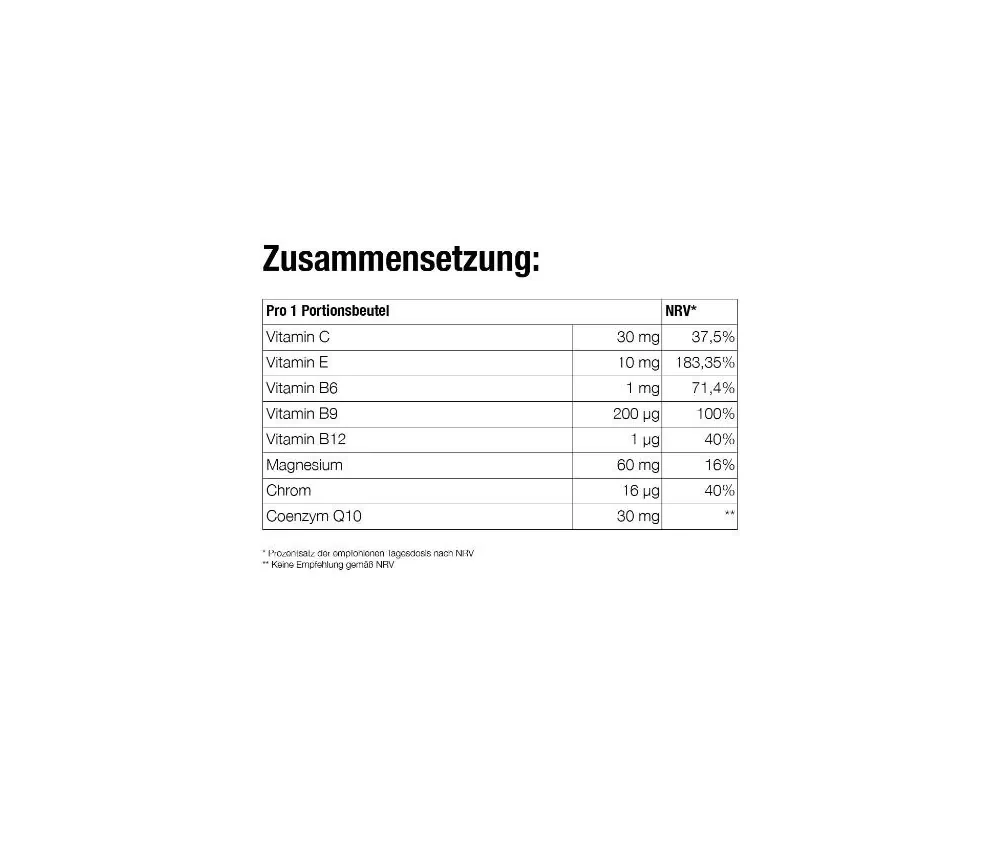 Forever - Forever Nutra Q10™ - Trinkpulver - Nahrungsergänzungsmittel mit Coenzym Q10 - 30 Beutel