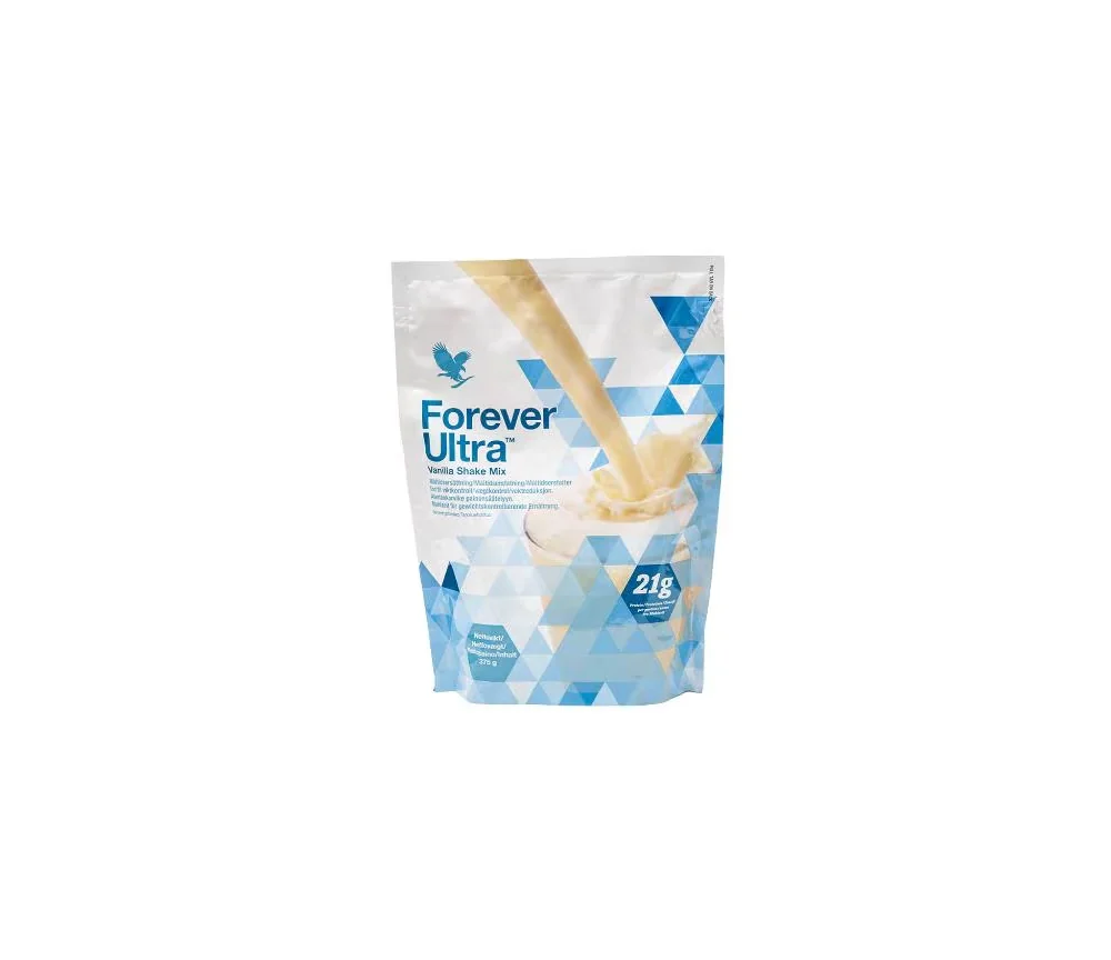 Forever - Forever Ultra™ Vanilla Shake Mix - Eiweißshake aus nicht gentechnisch verändertem Soja-Eiweiß - 375g