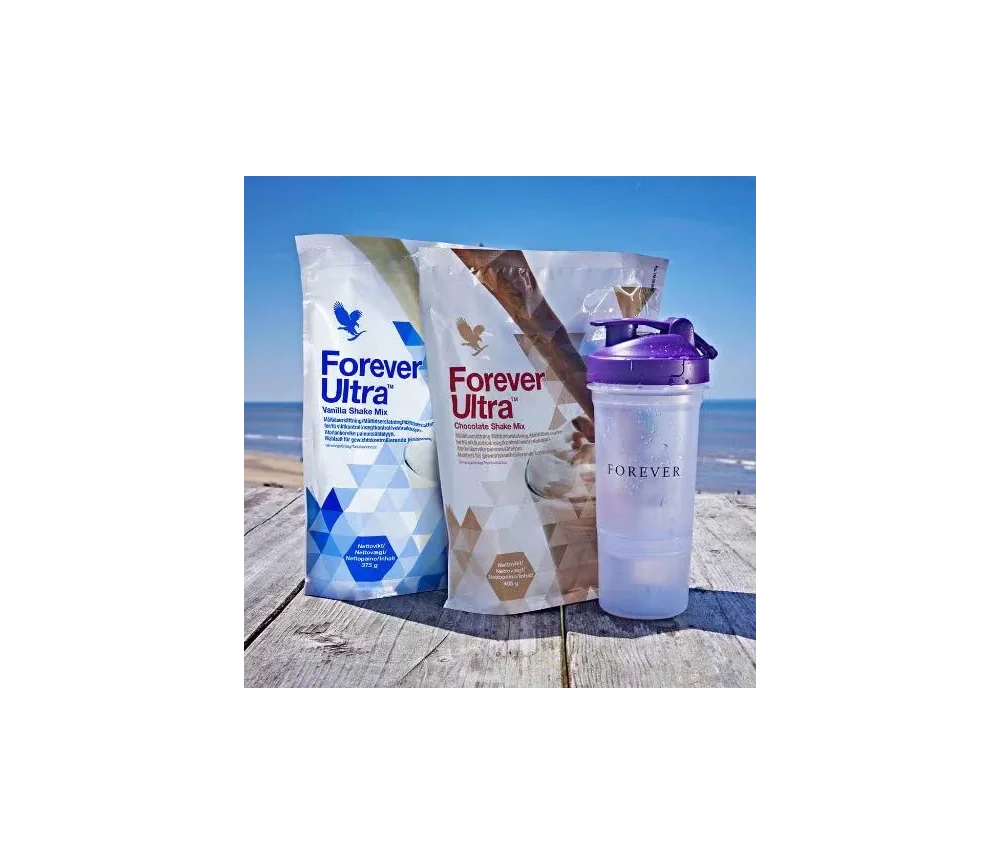 Forever - Forever Ultra™ Chocolate Shake Mix - Eiweißshake aus nicht gentechnisch verändertem Soja-Eiweiß - 405g