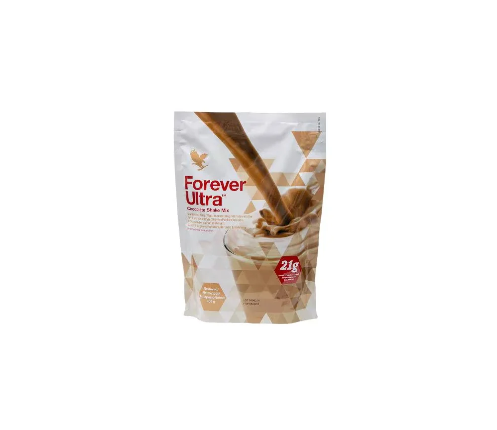 Forever - Forever Ultra™ Chocolate Shake Mix - Eiweißshake aus nicht gentechnisch verändertem Soja-Eiweiß - 405g