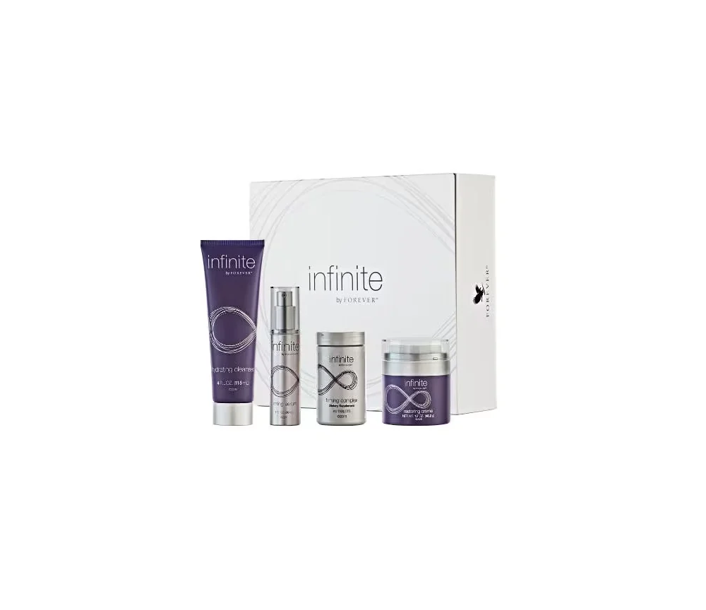 Forever - infinite by Forever™ - Anti-Aging-Pflegeserie, die von innen und außen unterstützt.- 4tlg