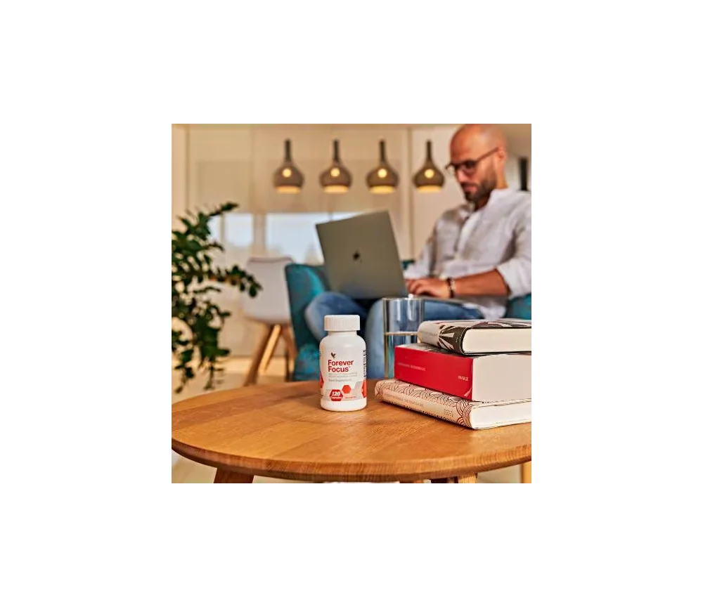 Forever - Forever Focus™ - Nahrungsergänzungsmittel - Citicolin, Vitamine B5, B6, B12 und Zink - 120 Kapseln