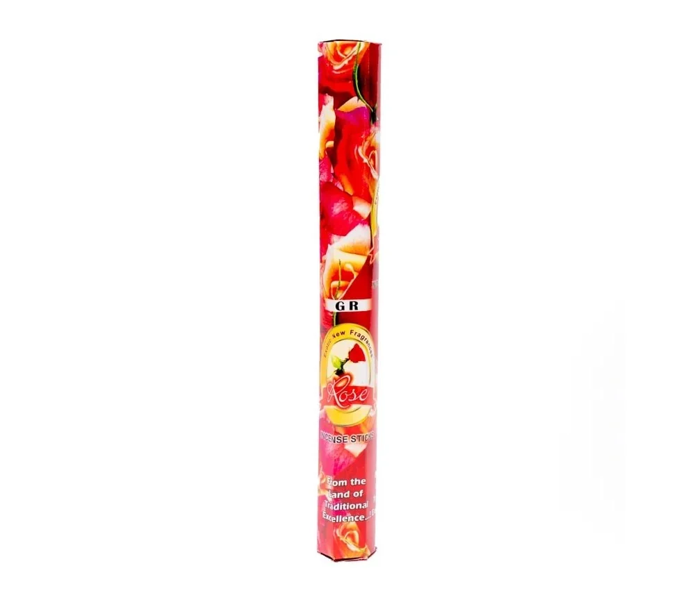GR - Räucherstäbchen - Rose - Sechskant - 20gr