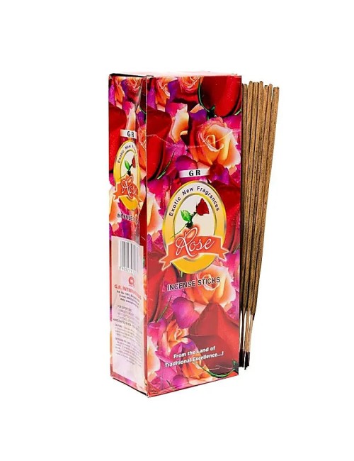 GR - Räucherstäbchen - Rose - Sechskant - 20gr