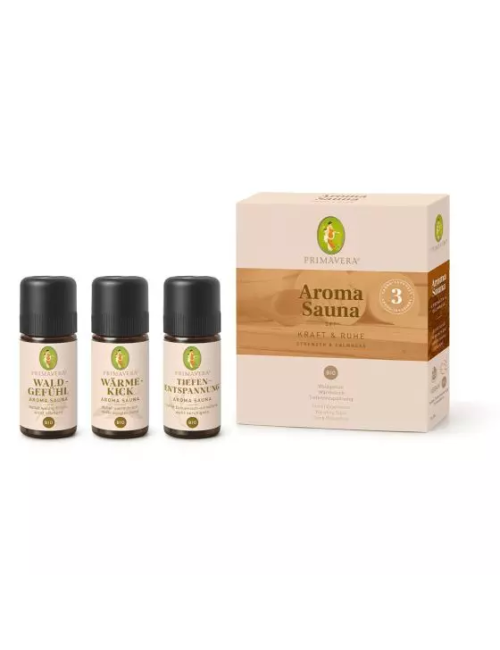 Primavera - Sauna-Aufgüsse - Set Aroma Sauna Kraft & Ruhe - 30 ml