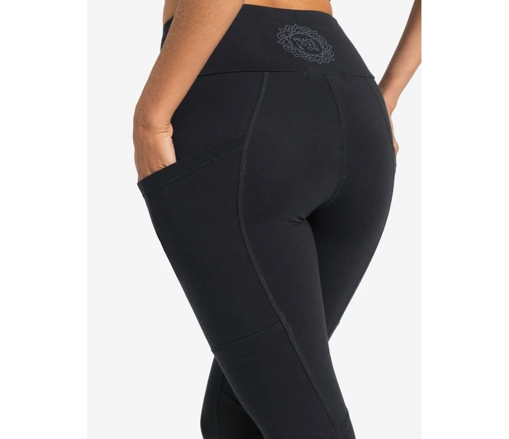 Spirit of OM - Leggings Yoga and Run - schwarz