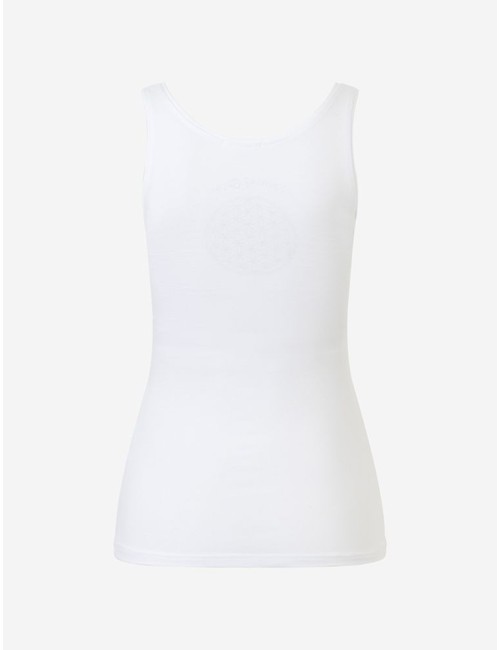 Spirit of OM - Tanktop Satti - weiß