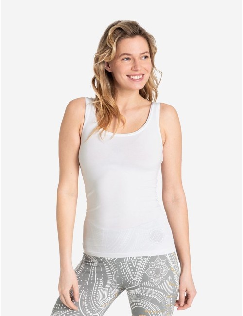 Spirit of OM - Tanktop Satti - weiß