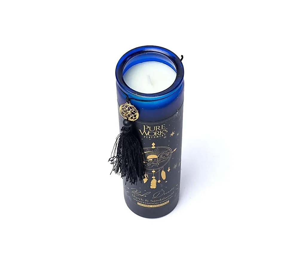 Song of India - Kerze - Kerze im Glas - Manifestationskerze - Boho Dreams -Soja & Palmwachs - ca. 80 Std.