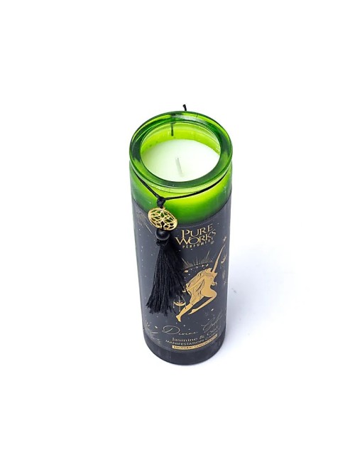 Song of India - Kerze - Kerze im Glas - Manifestationskerze - Divine Goddess -Soja & Palmwachs - ca. 80 Std.