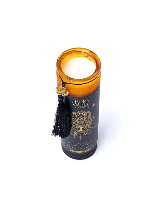 Song of India - Kerze - Kerze im Glas - Manifestationskerze - Good Fortune -Soja & Palmwachs - ca. 80 Std.