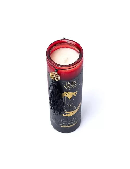 Song of India - Kerze - Kerze im Glas - Manifestationskerze - Liebeszauber - Soja & Palmwachs - ca. 80 Std.