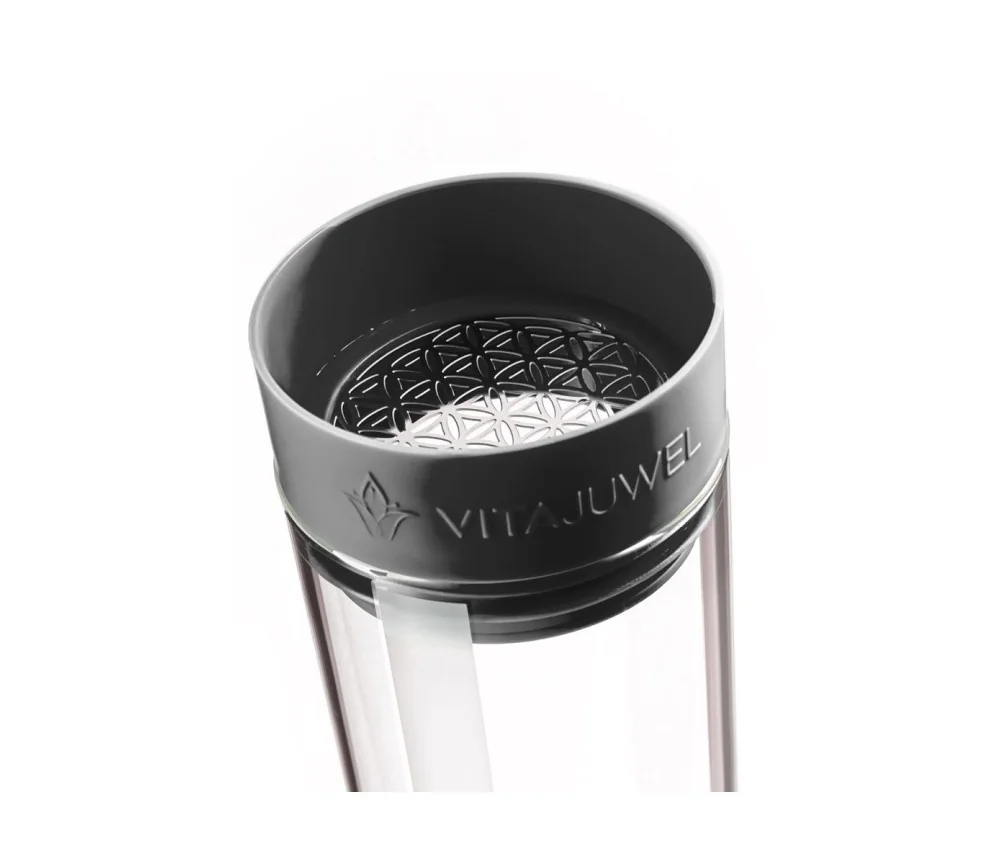 VitaJuwel - Karaffe SANA - lava black - ohne Edelsteinmodul