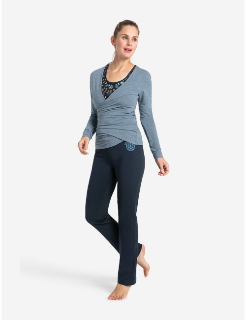 The Spirit of OM - Wellnesshose Ananda (Damen) - dunkelblau