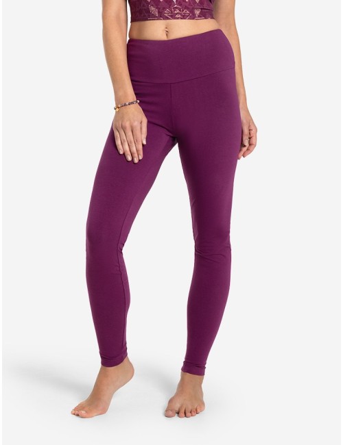 Spirit of OM - Yoga Leggings Basic Satya - viola