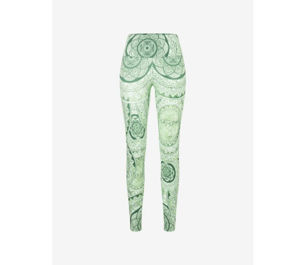Spirit of OM - Yoga Leggings Bala - smaragd