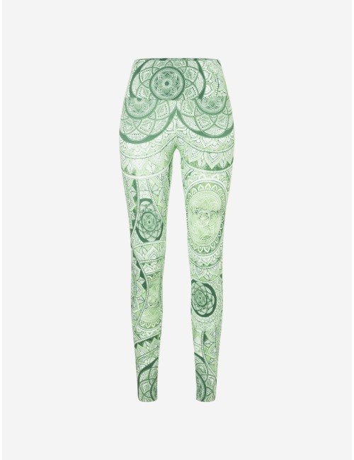 Spirit of OM - Yoga Leggings Bala - smaragd