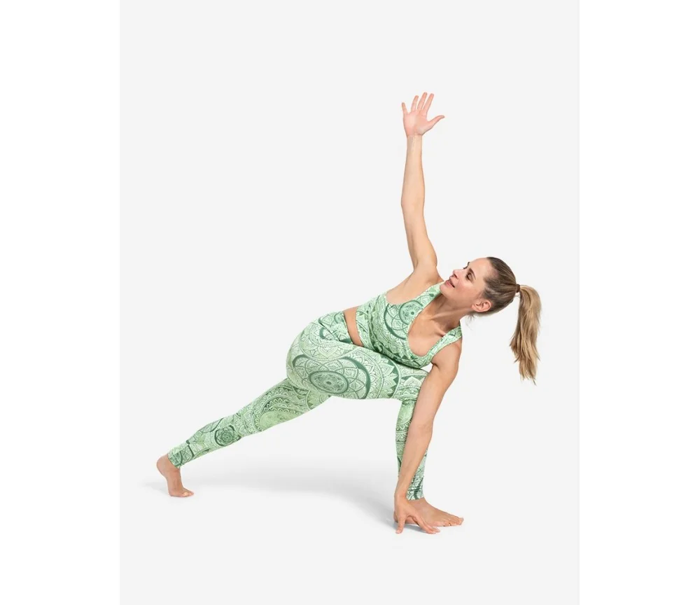 Spirit of OM - Yoga Leggings Bala - smaragd