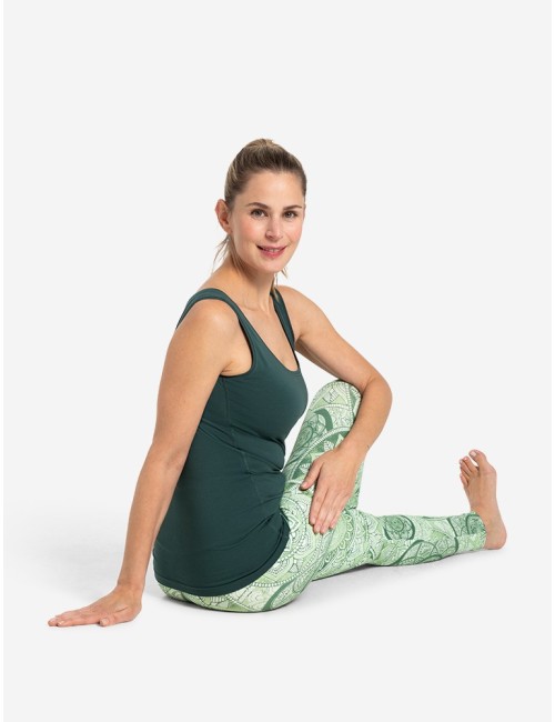 Spirit of OM - Yoga Leggings Bala - smaragd