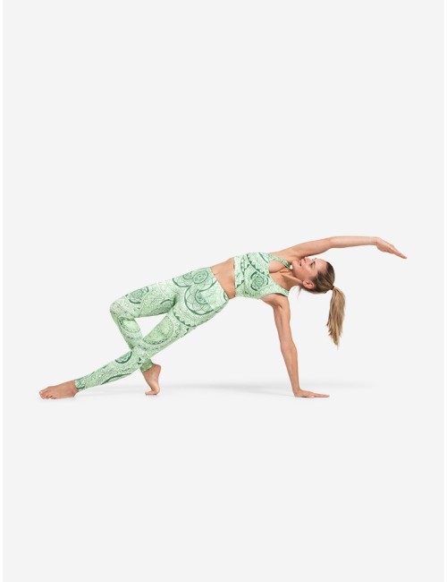 Spirit of OM - Yoga Leggings Bala - smaragd