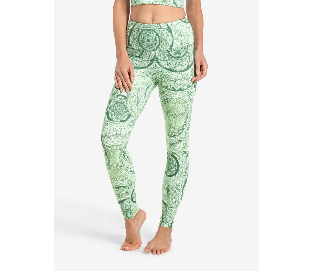 Spirit of OM - Yoga Leggings Bala - smaragd