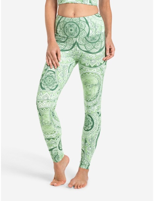 Spirit of OM - Yoga Leggings Bala - smaragd