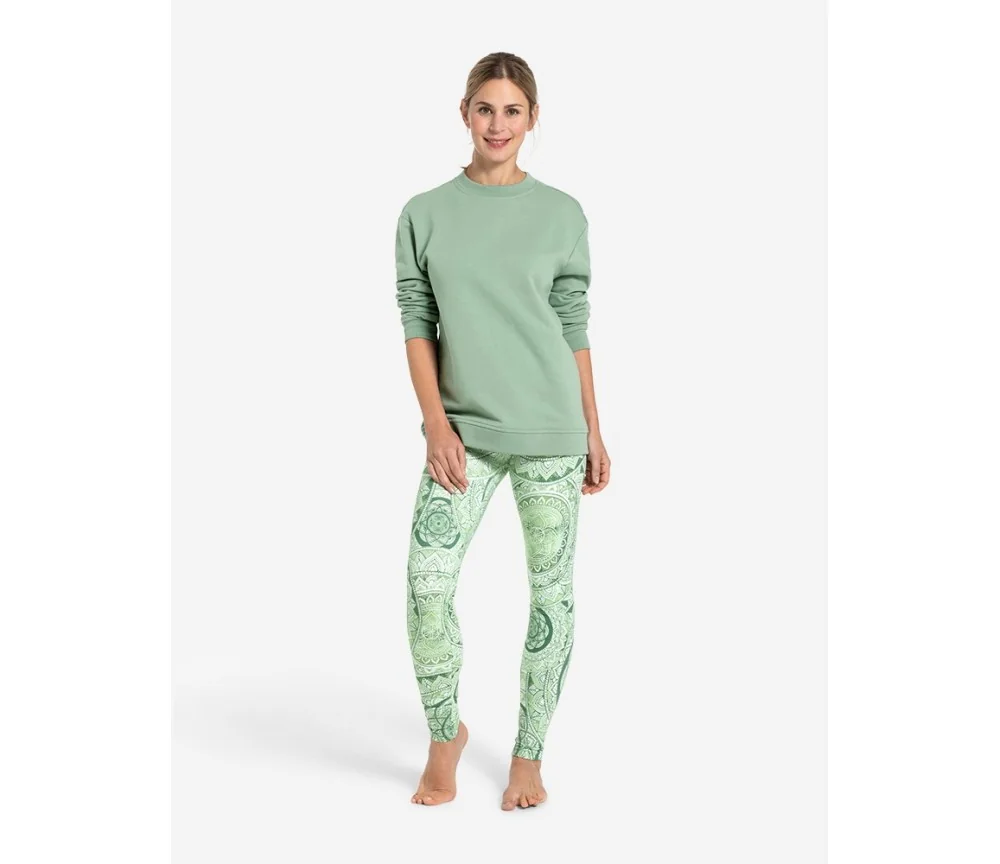 Spirit of OM - Yoga Leggings Bala - smaragd