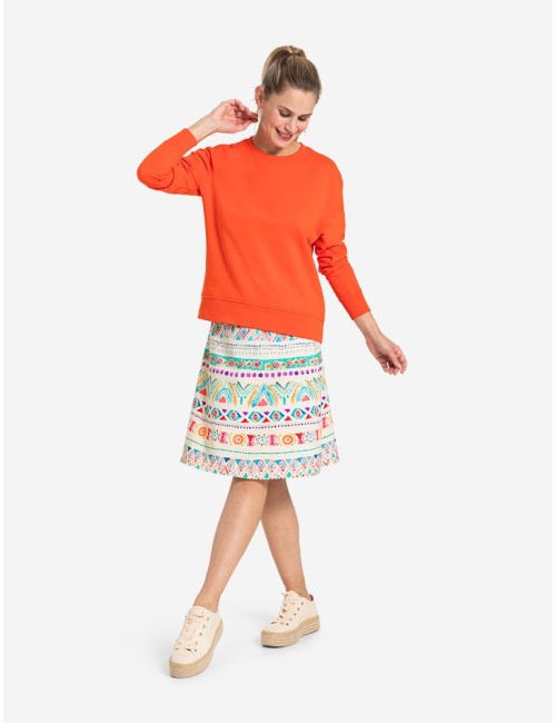 Spirit of OM - Damen Sweater Abhaya - harissa