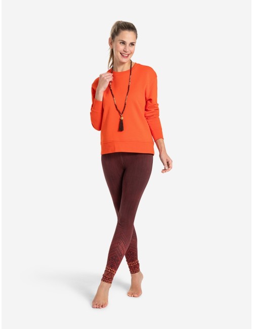 Spirit of OM - Damen Sweater Abhaya - harissa