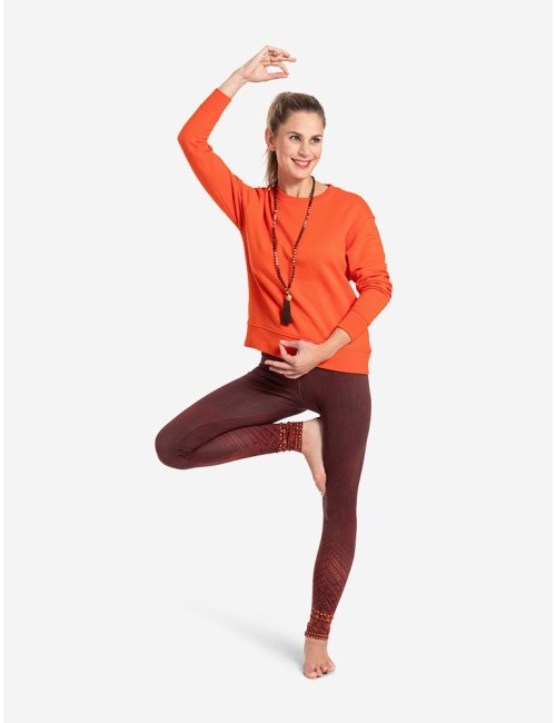 Spirit of OM - Damen Sweater Abhaya - harissa