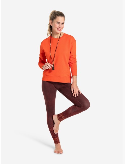 Spirit of OM - Damen Sweater Abhaya - harissa