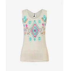 Spirit of OM - Top - be happy - natur/bunt