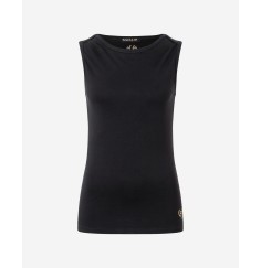 Spirit of OM - Tanktop Bambus high-neck - schwarz