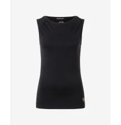 Spirit of OM - Tanktop Bambus high-neck - schwarz