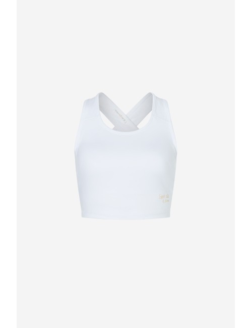 Spirit of OM - Bra ohne Polster - weiß