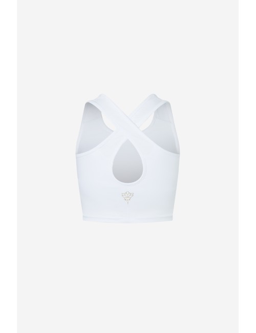 Spirit of OM - Bra ohne Polster - weiß