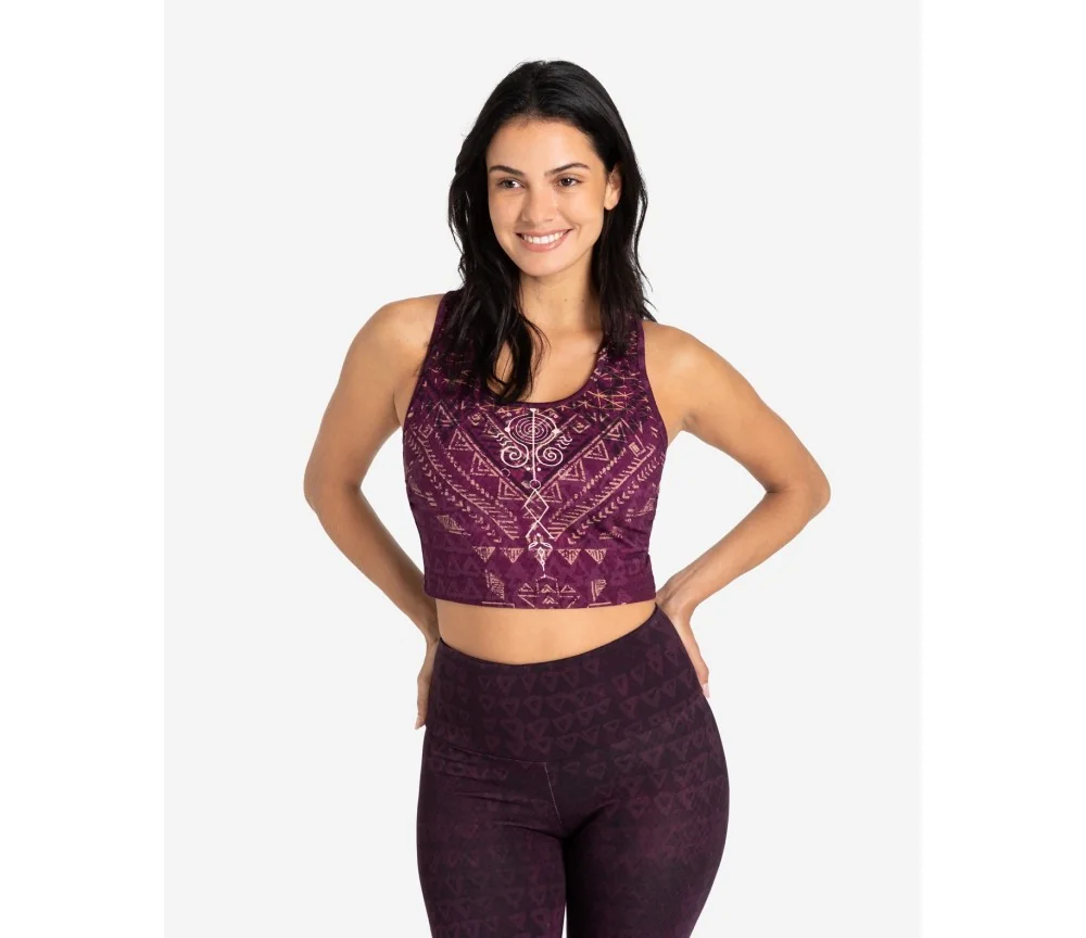 Spirit of OM - Bra Buddhi - aubergine