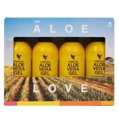 Forever - 4-Pack Forever Aloe Vera Gel™ - die ganze Kraft der Aloe in einem Glas - 4 x 1 Liter
