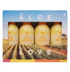 Forever - 4-Pack Forever Aloe Mango™ - Eine gesunde Portion Urlaub - 4 x 1 Liter