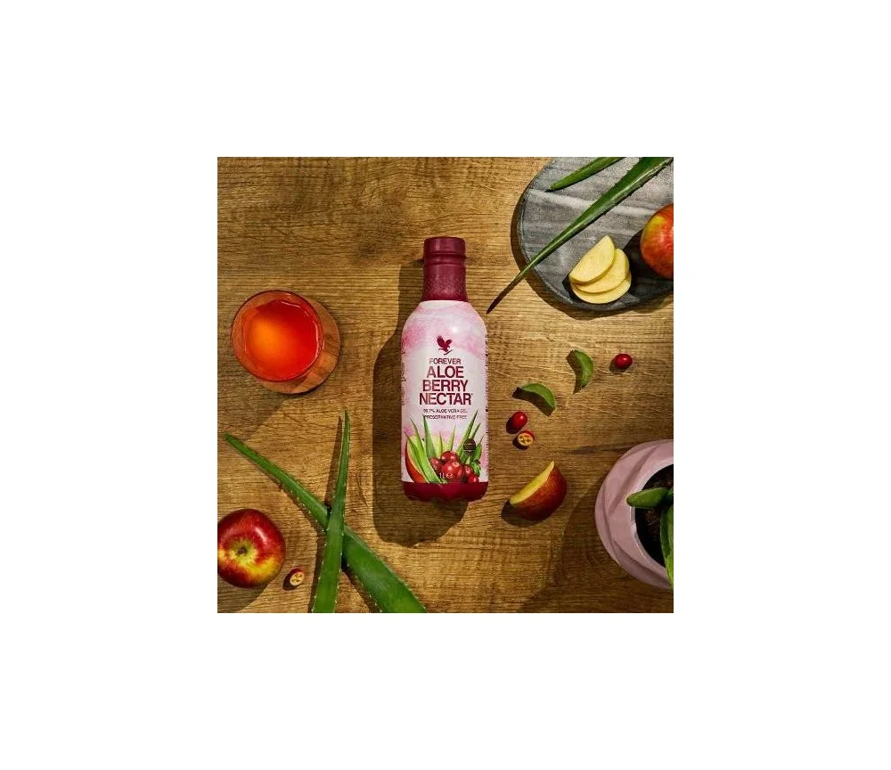 Forever - 4-Pack Forever Aloe Berry Nectar™ - 90,7 % Aloe-Vera-Gel - 4 x 1 Liter