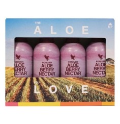 Forever - 4-Pack Forever Aloe Berry Nectar™ - 90,7 % Aloe-Vera-Gel - 4 x 1 Liter