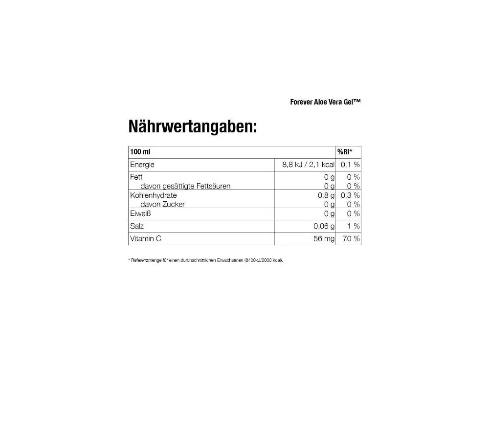 Forever - 4-Pack Mix Forever Aloe Vera Gel™ - Vier Aloe-Drinks in einem Paket - 4 x 1 Liter