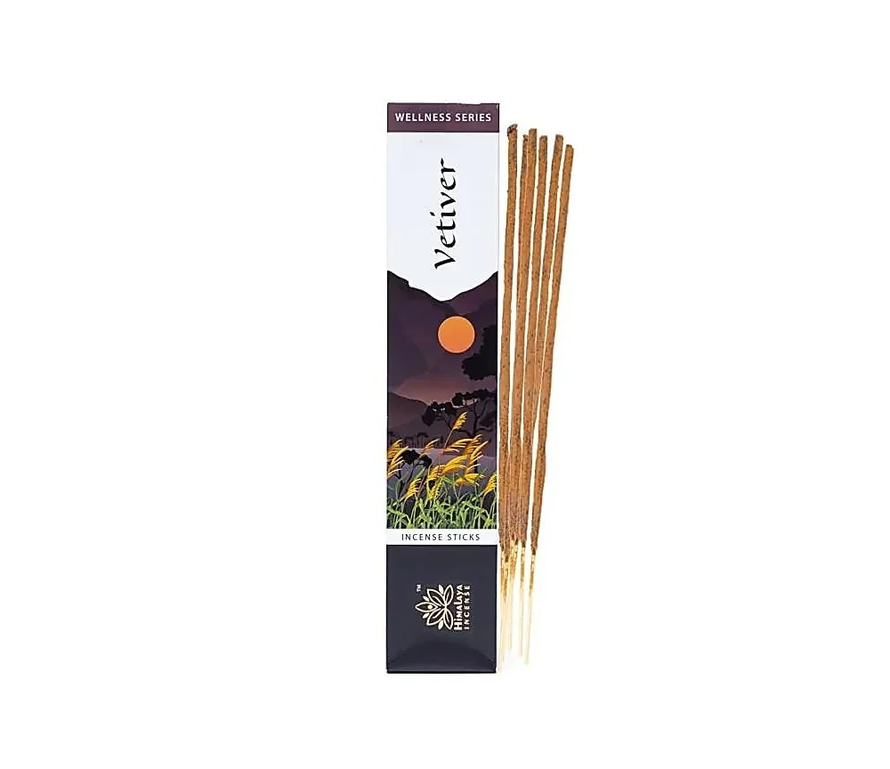 Himalaya Incense - Räucherstäbchen - Wellness Serie - Vetiver - 15gr