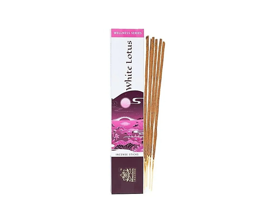 Himalaya Incense - Räucherstäbchen - Wellness Serie - Weißer Lotus - 15gr