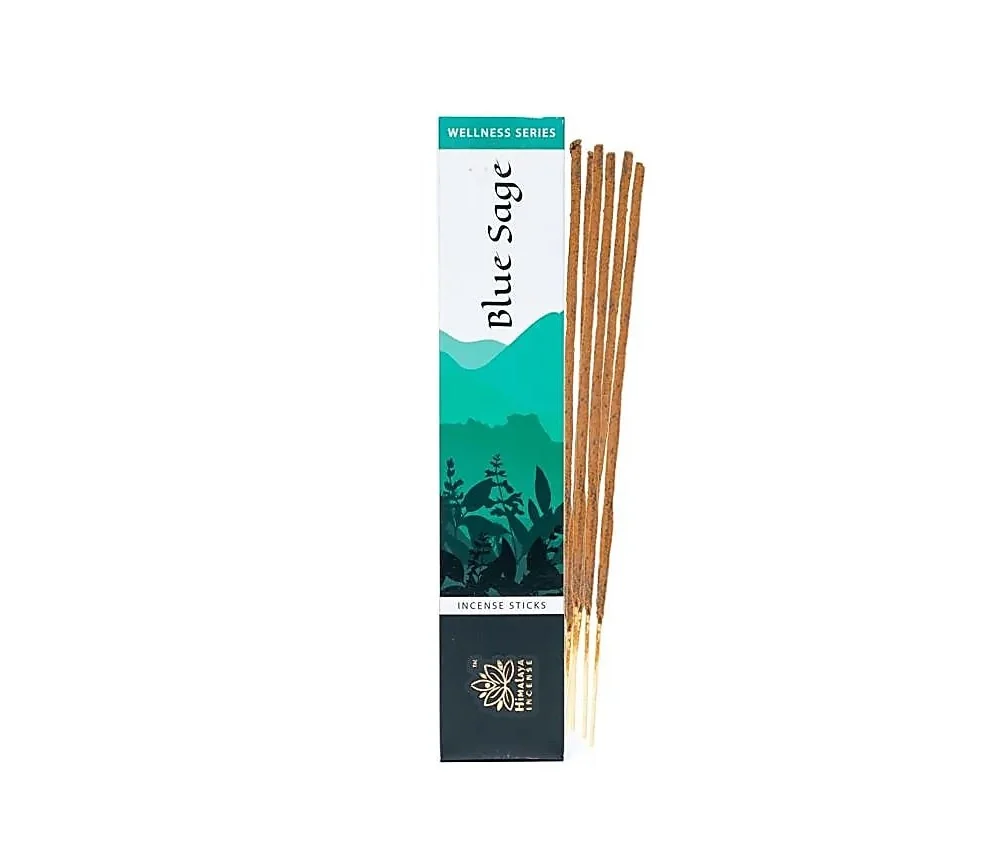 Himalaya Incense - Räucherstäbchen - Wellness Serie - Blauer Salbei - 15gr