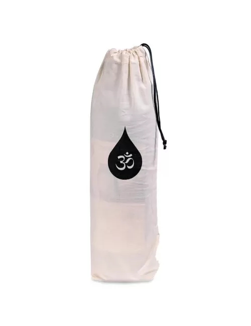 Flasche - OM - Glas - Wasserflasche - Dankbarkeit & Blume des Lebens - 1,2L