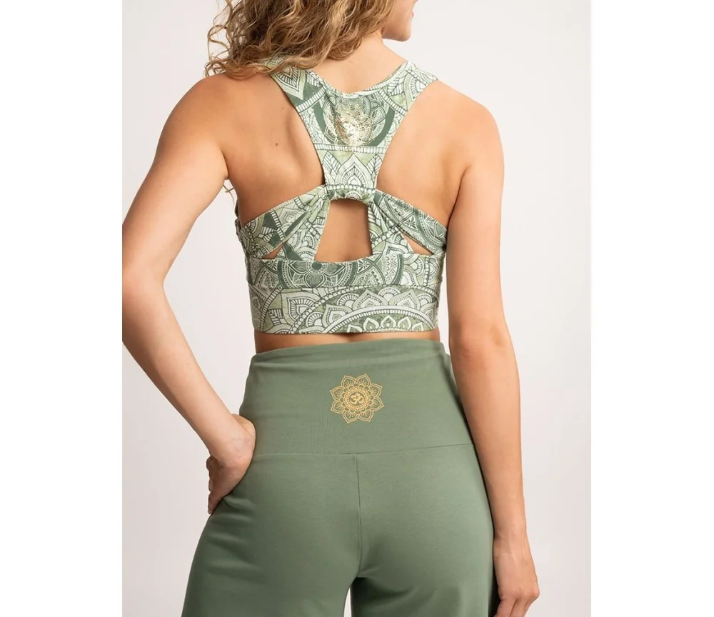 Spirit of OM - Hose Culotte Devi - morgentaugrün