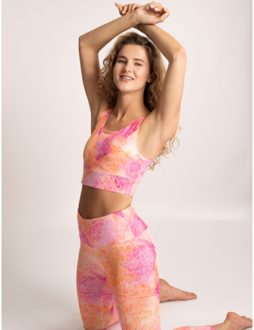 Spirit of OM - Yoga Bra Hatha Madhu - fuchsia