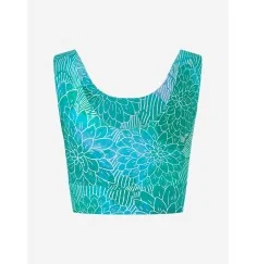 Spirit of OM - Yoga Bra Hatha Madhu - kristallblau